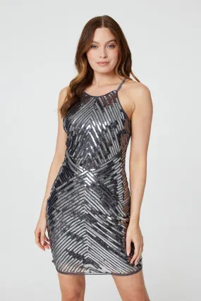 Sequin Sleeveless Bodycon Dress