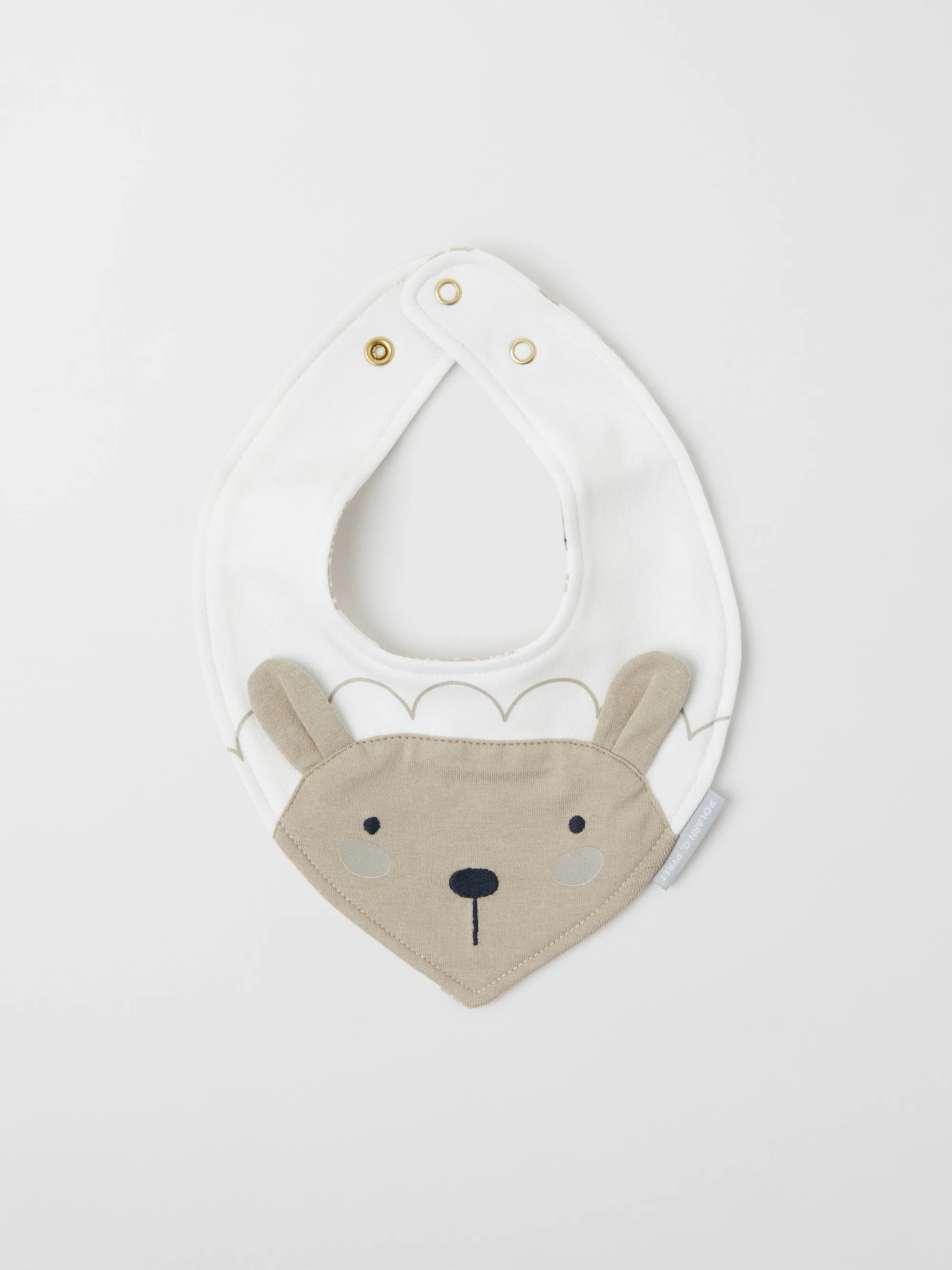 Sheep Print Baby Bib