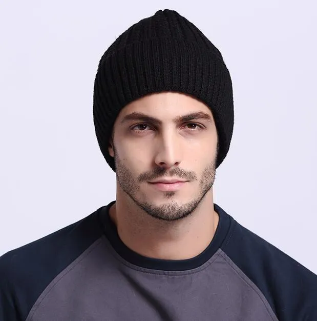 Slouchy Knit Beanie for Men