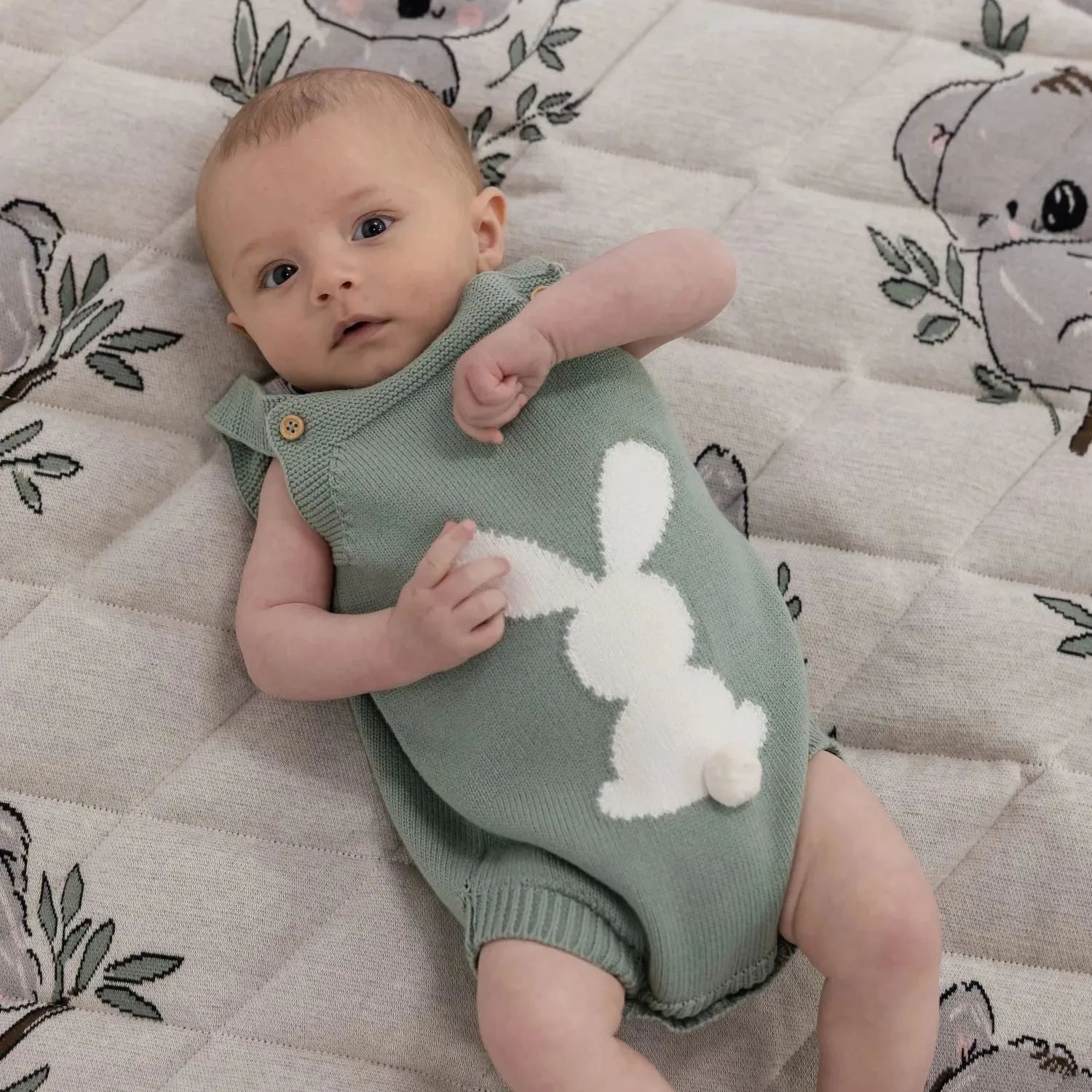 Snowball Bunny Romper