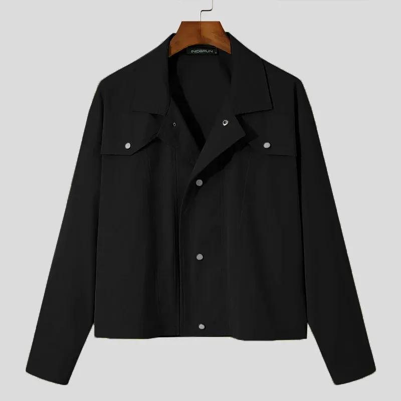 Solid Polyester Short Design Jacket