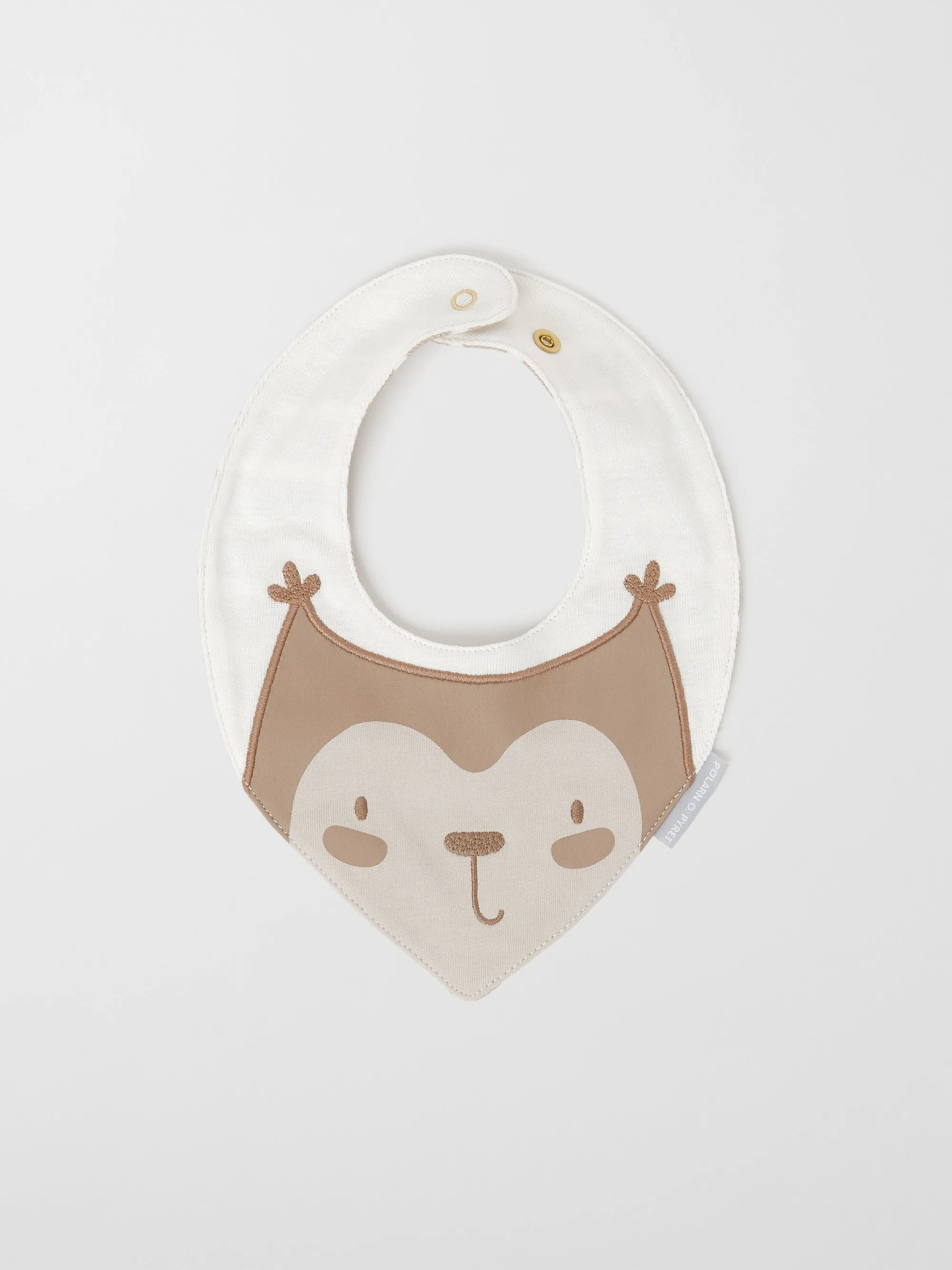 Squirrel Applique Baby Bib