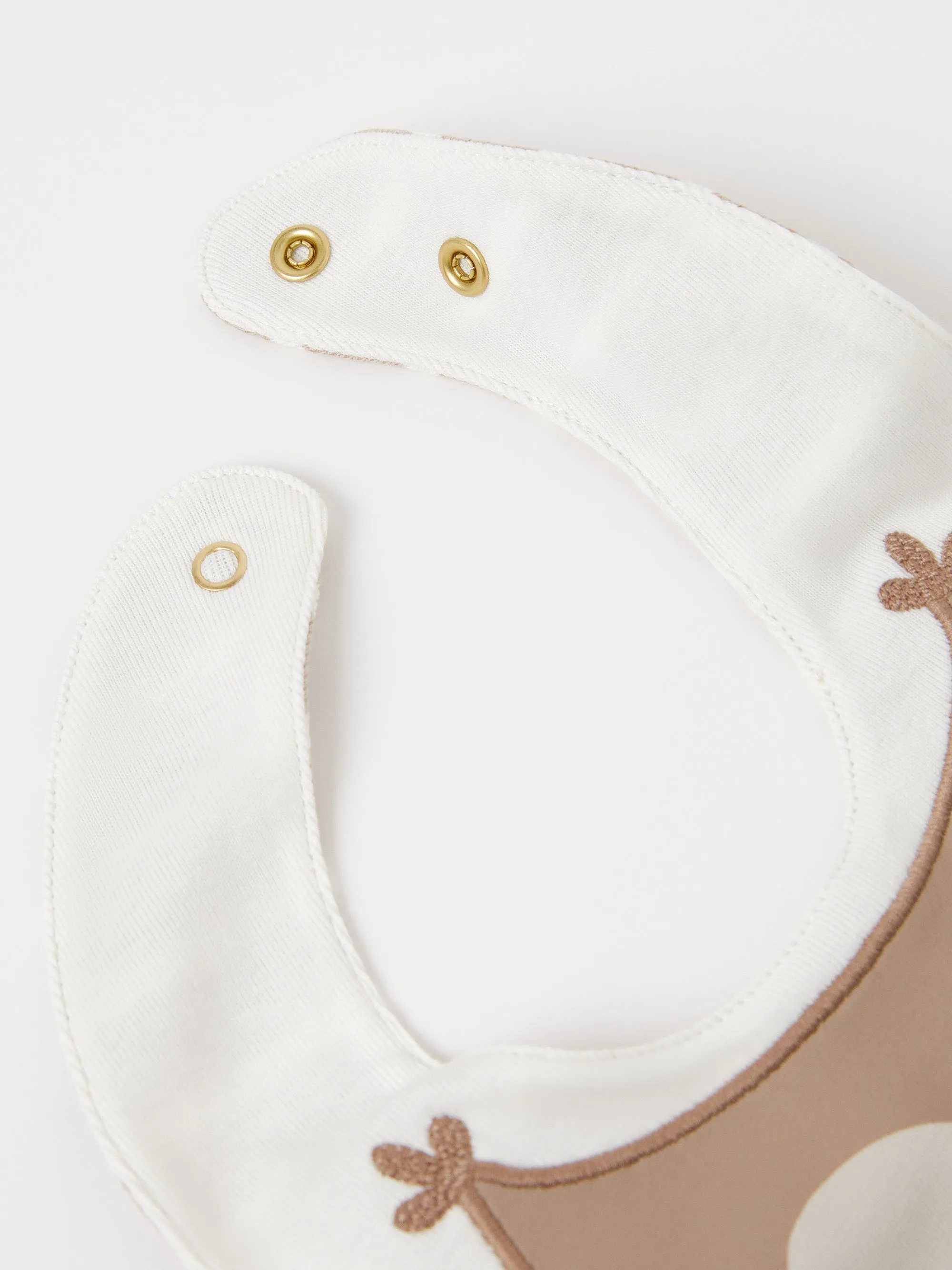 Squirrel Applique Baby Bib