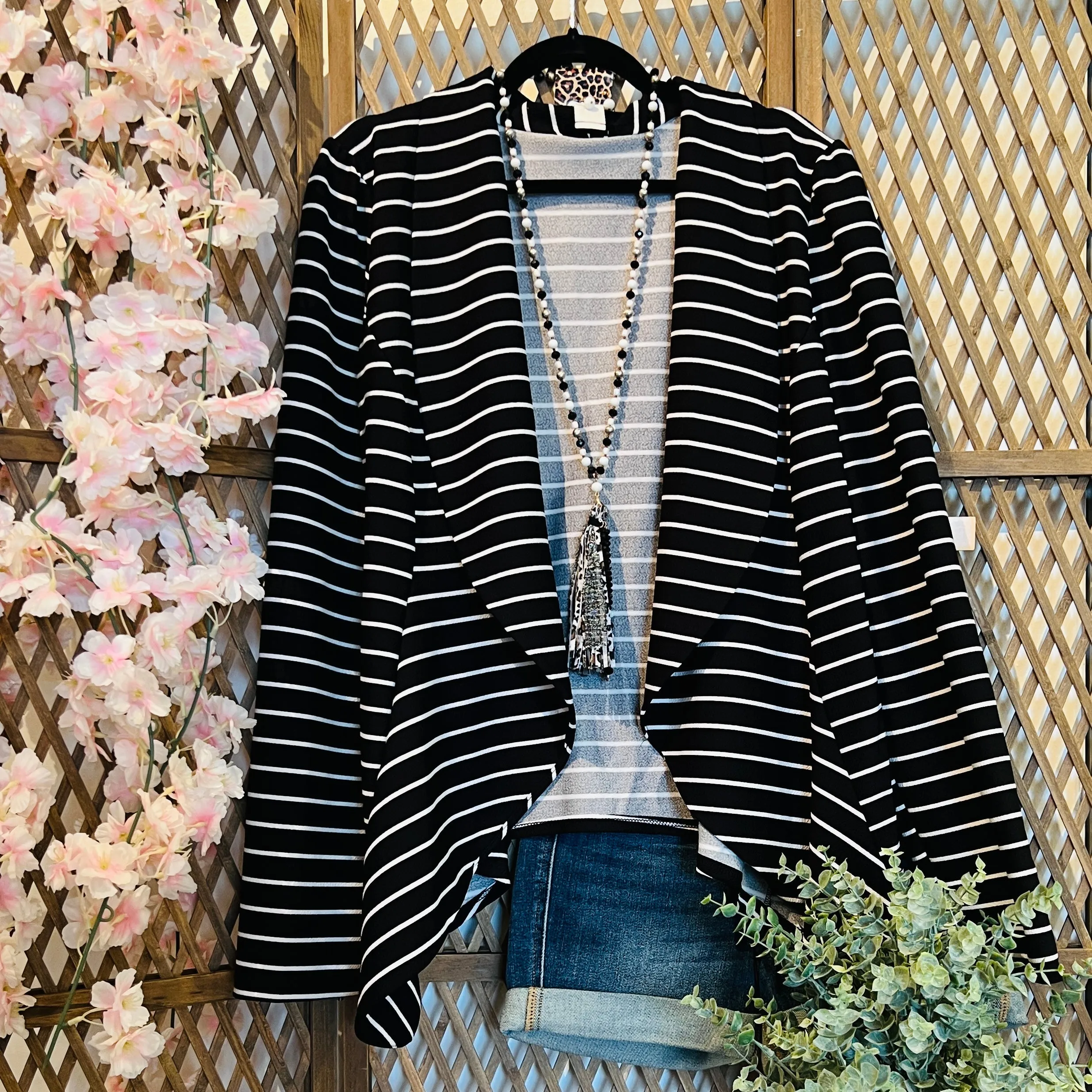 Striped Blazer