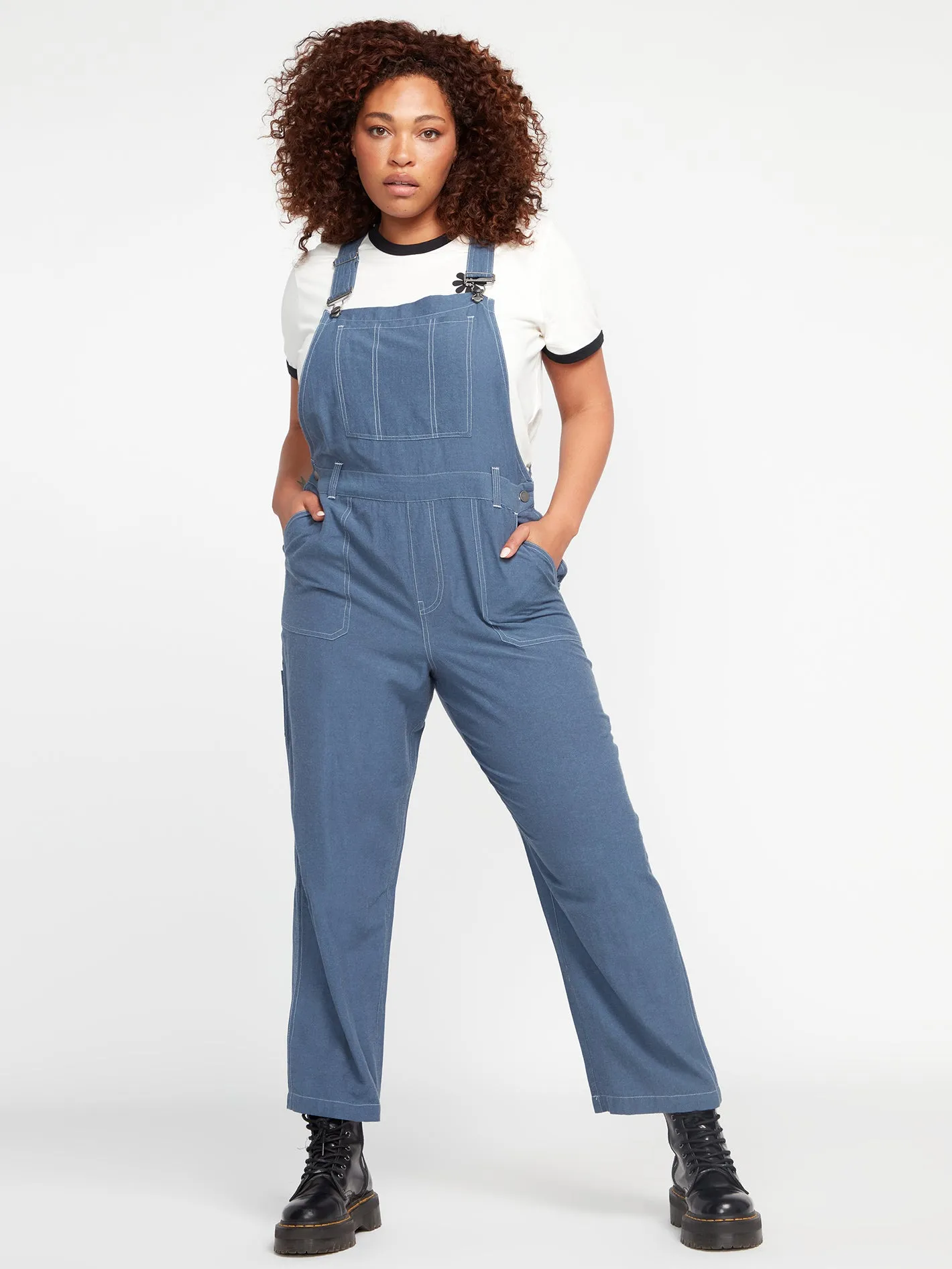 Sunday Strut Overalls - Flight Blue