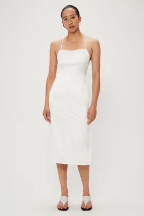 Third Form Long Nights Lace Back Dress - Off White