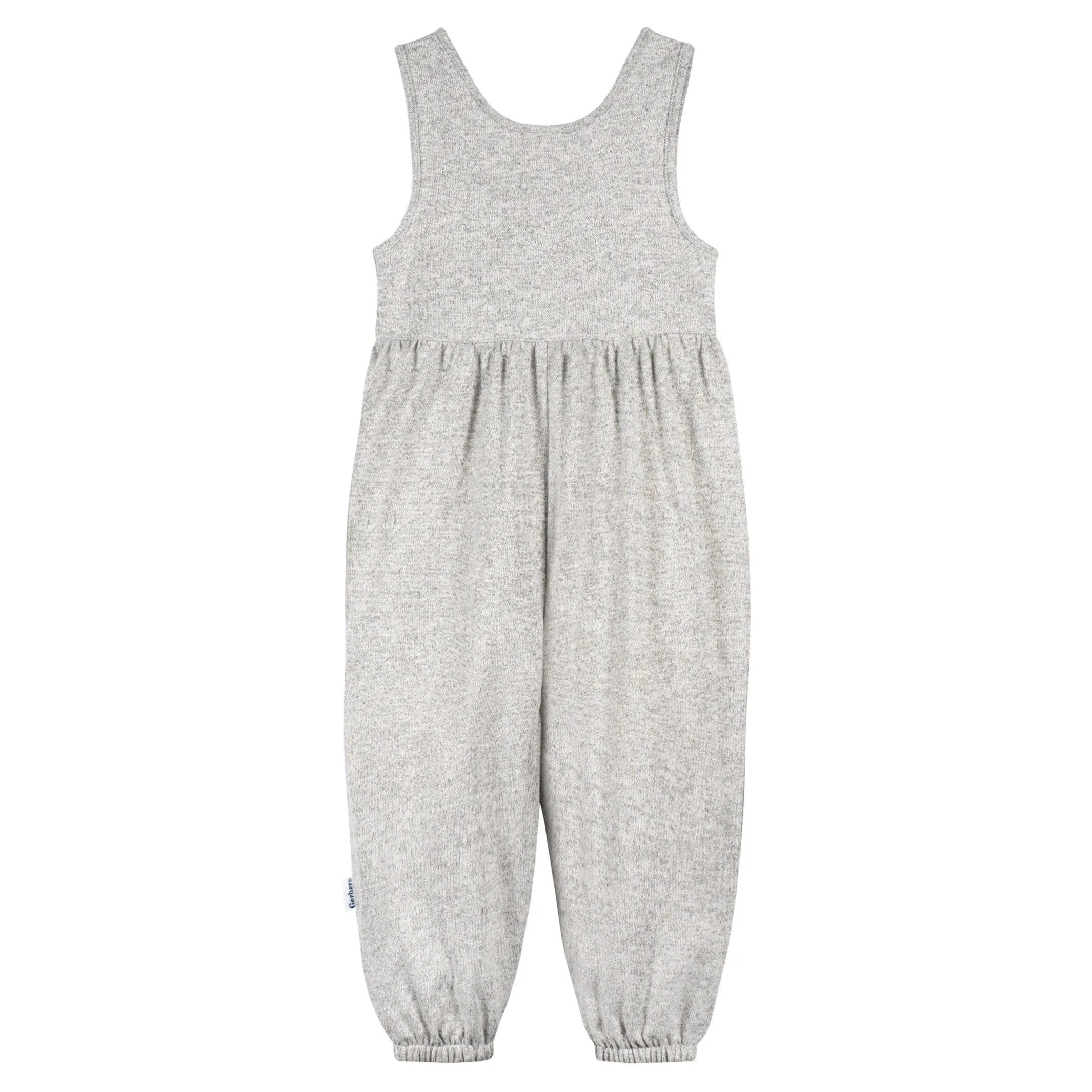 Toddler Girls Light Grey Heather Hacci Romper