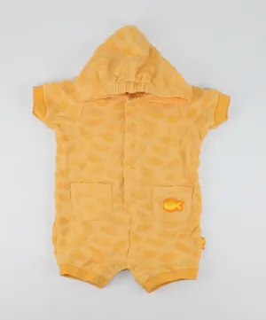 VINTAGE CARTERS FISH HOODED ROMPER 0-3M PRE-LOVED