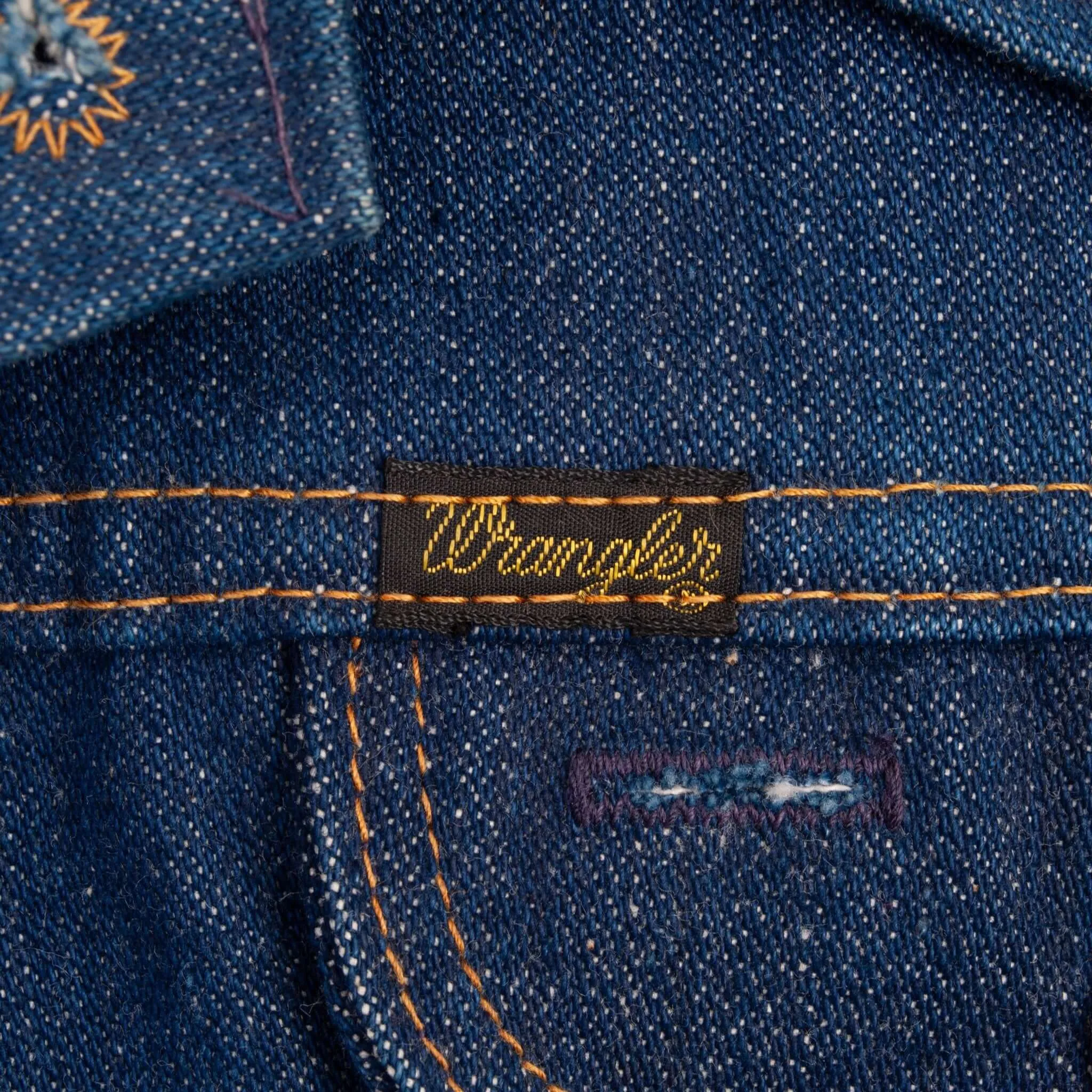 VINTAGE WRANGLER NO FAULT DENIM 136MJ JACKET 1970S 42 LONG MADE IN USA