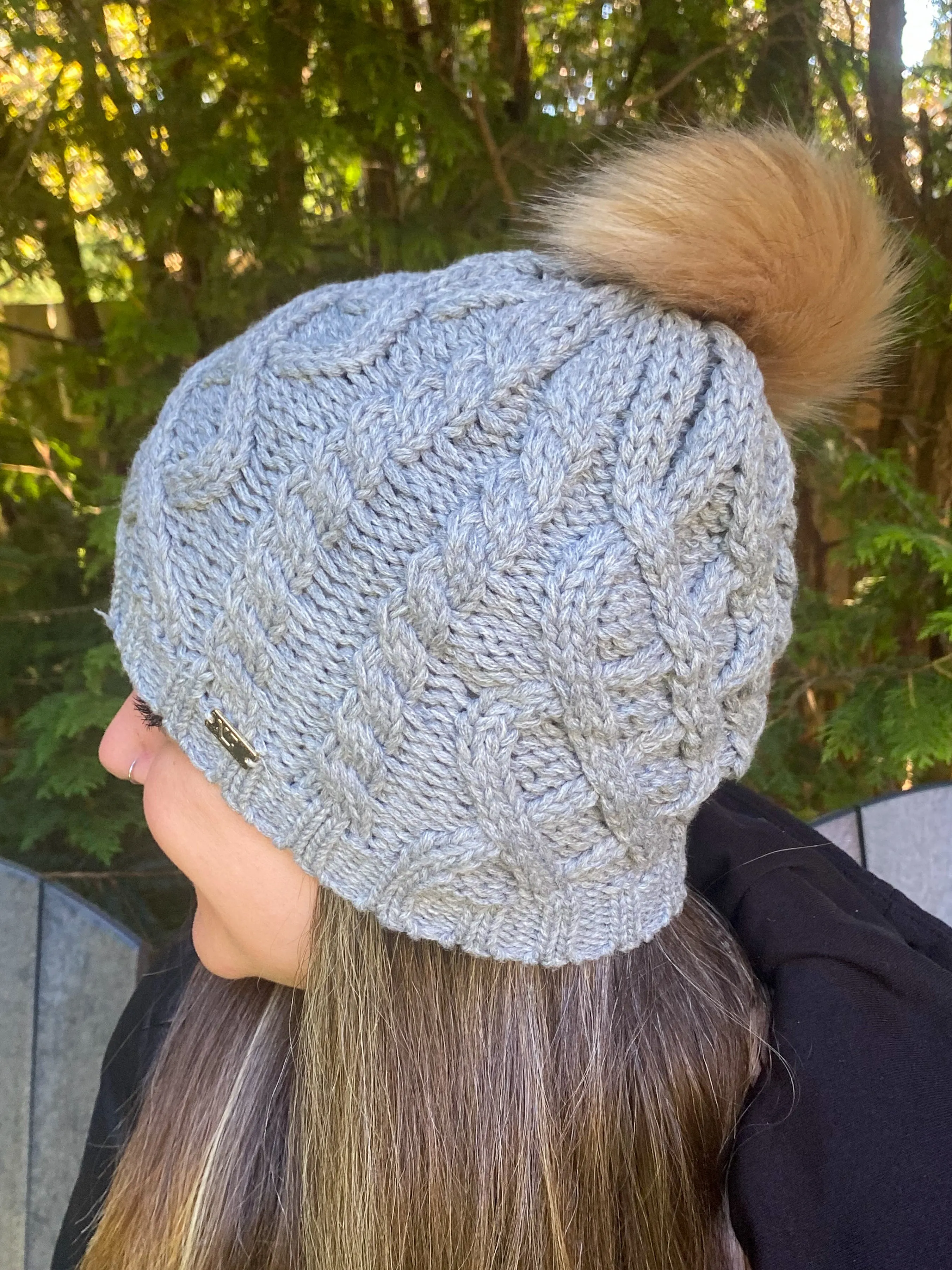 Wool Blend Pom Pom Hat