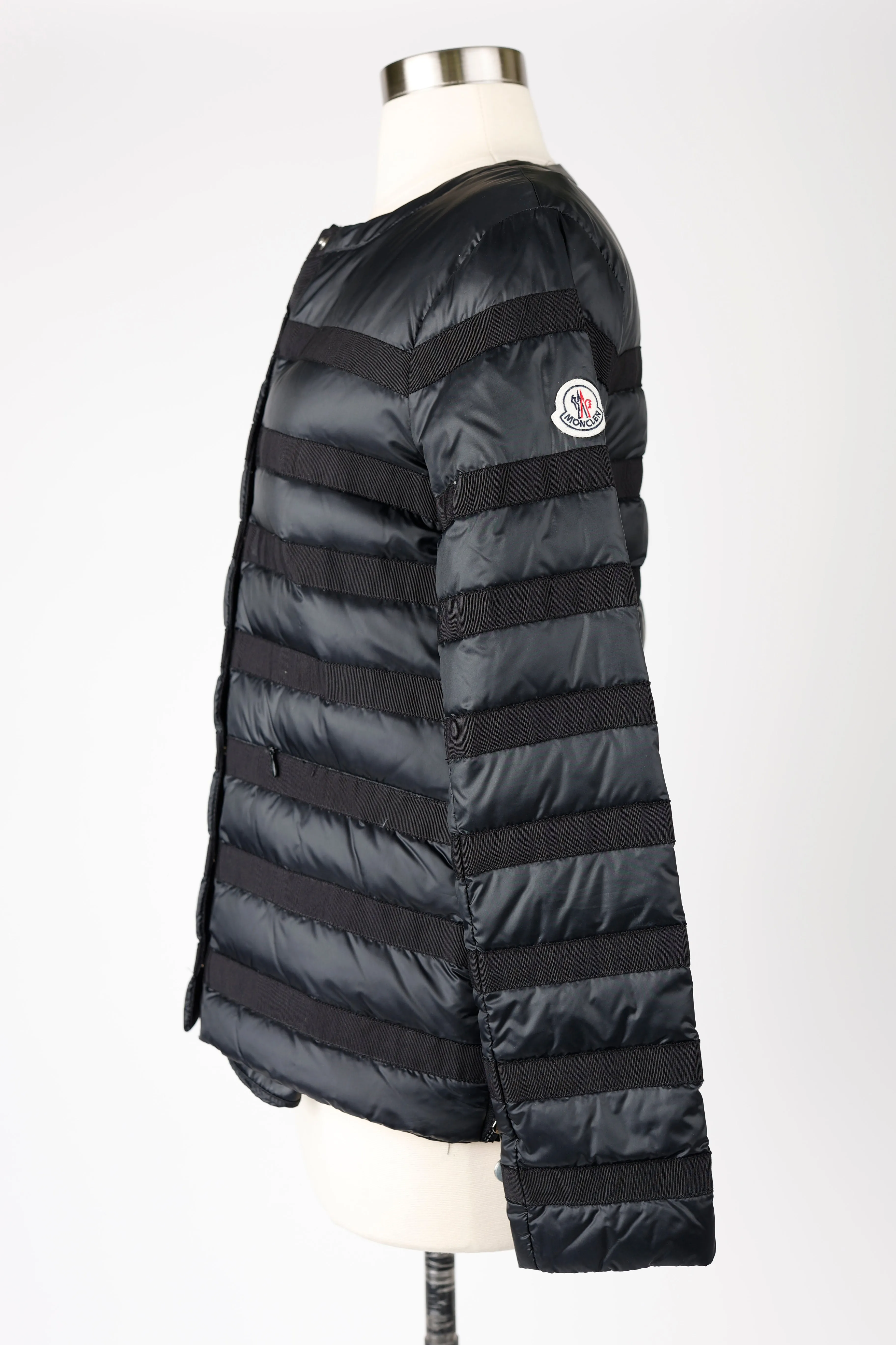 Yumako Striped Lightweight Down Jacket